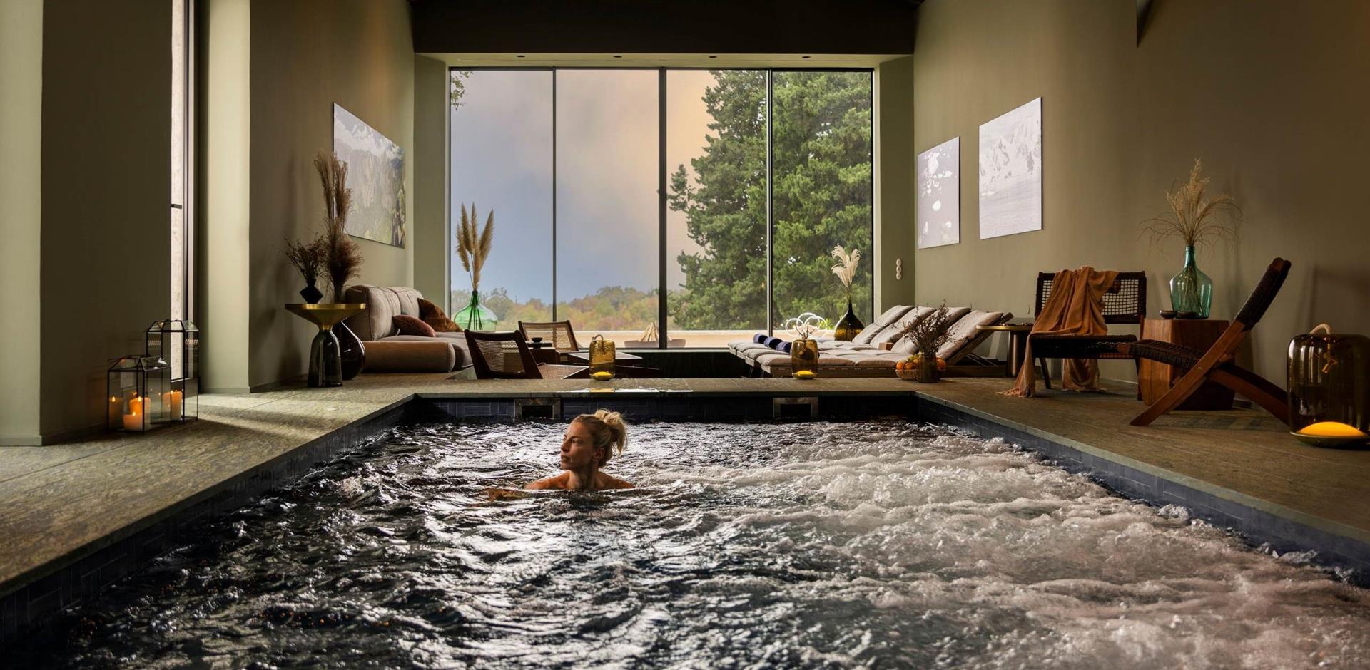 Indoor pool, Villa Brombonero, Croatia