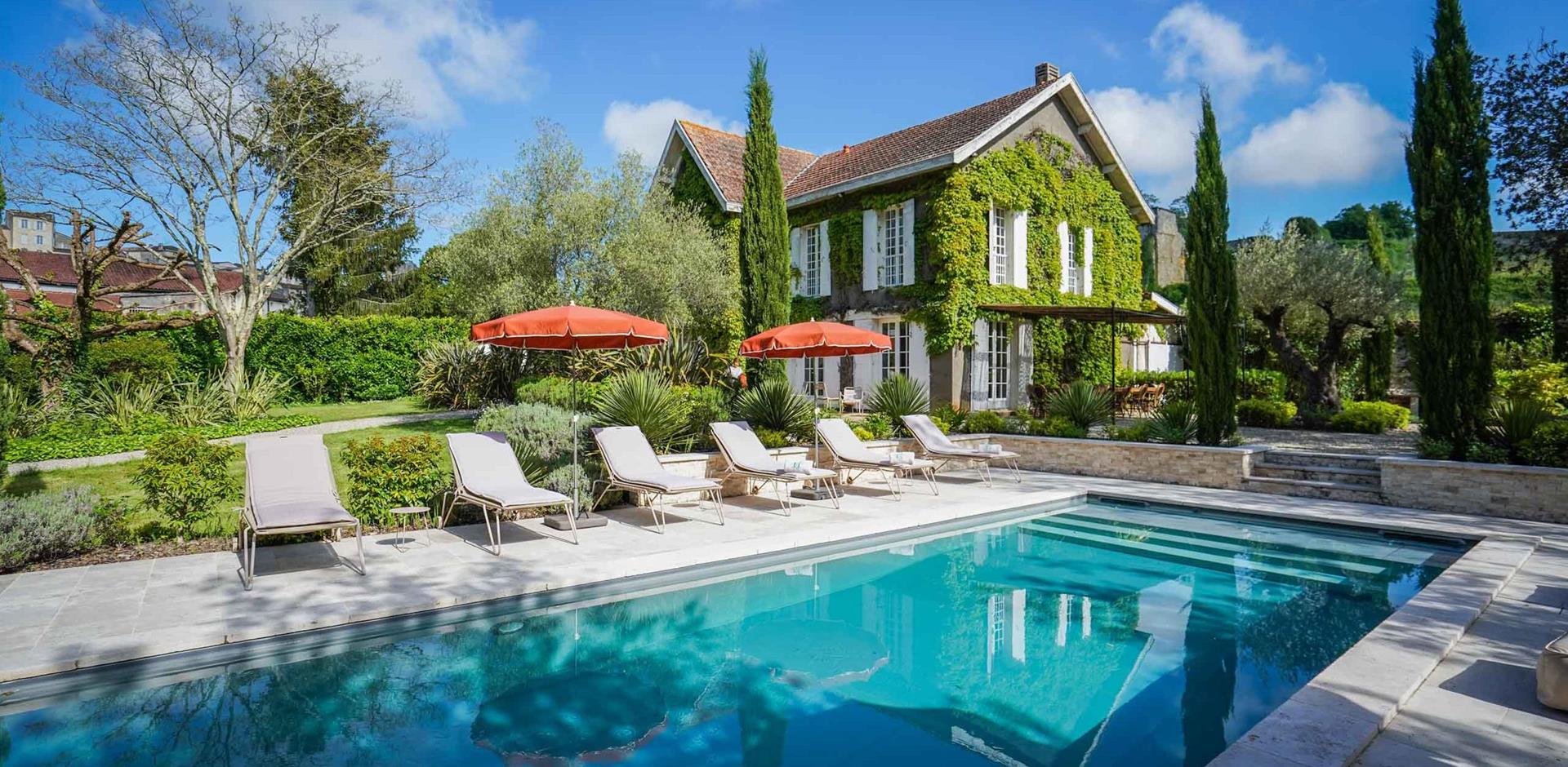 Pool, Villa Saint Émilion, France