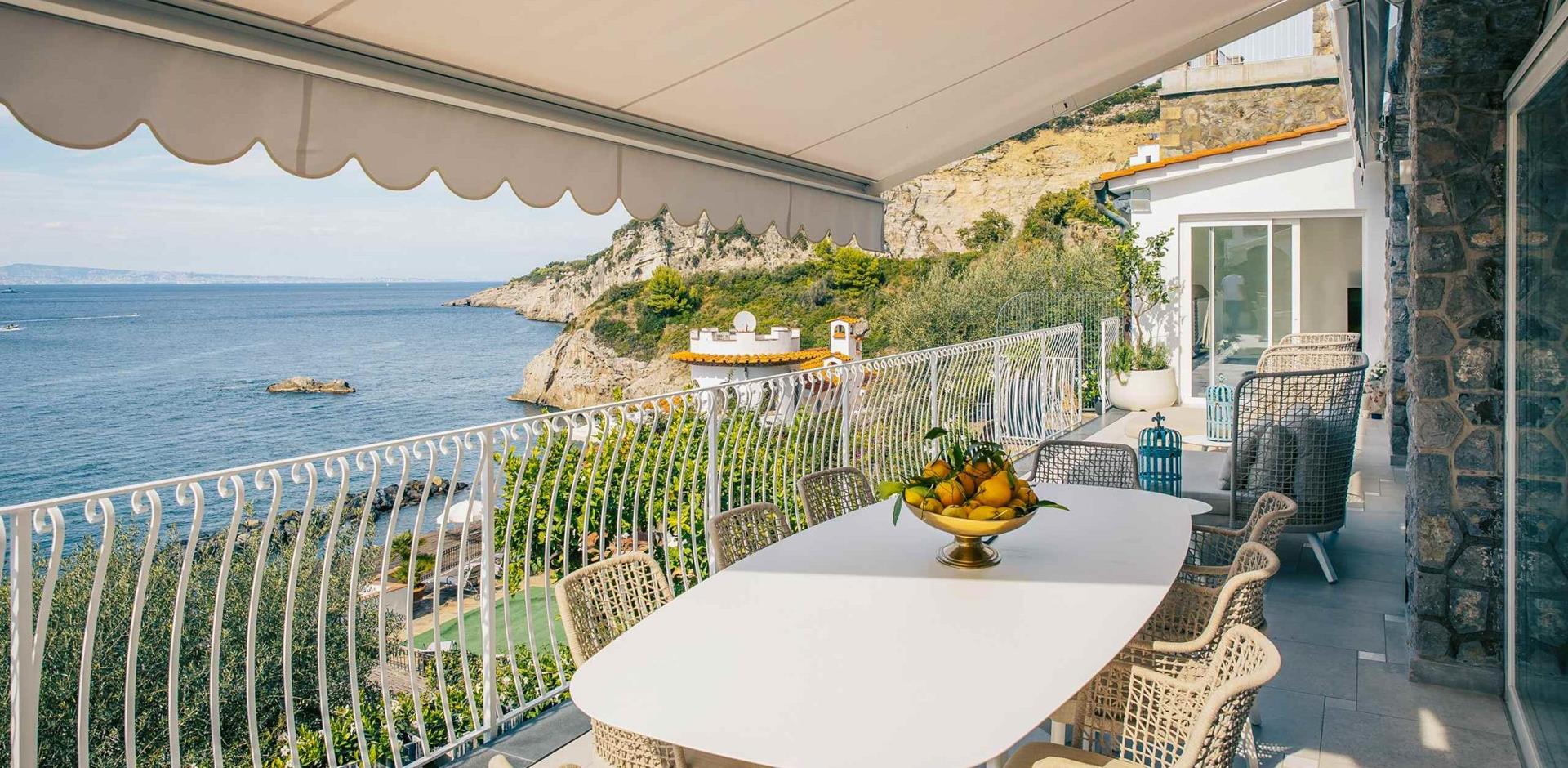 Terrace, Villa Campanella, Amalfi Coast, Italy