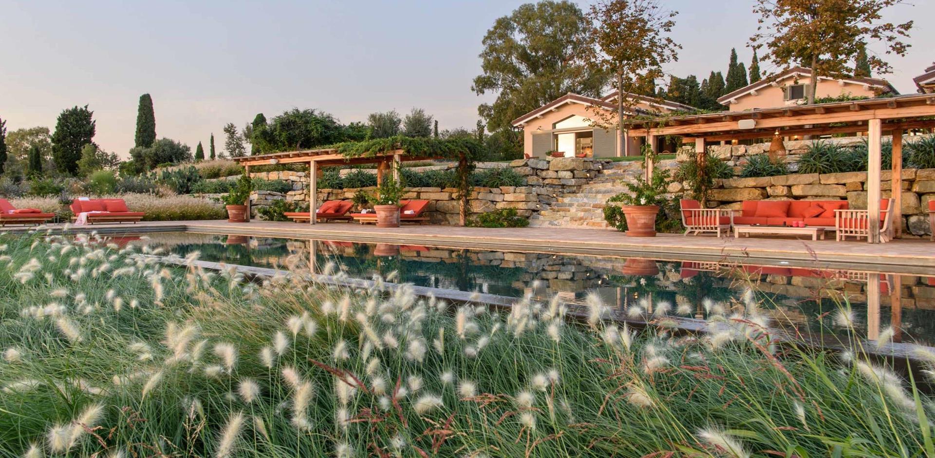 Poolside, Villa Serena, Tuscany